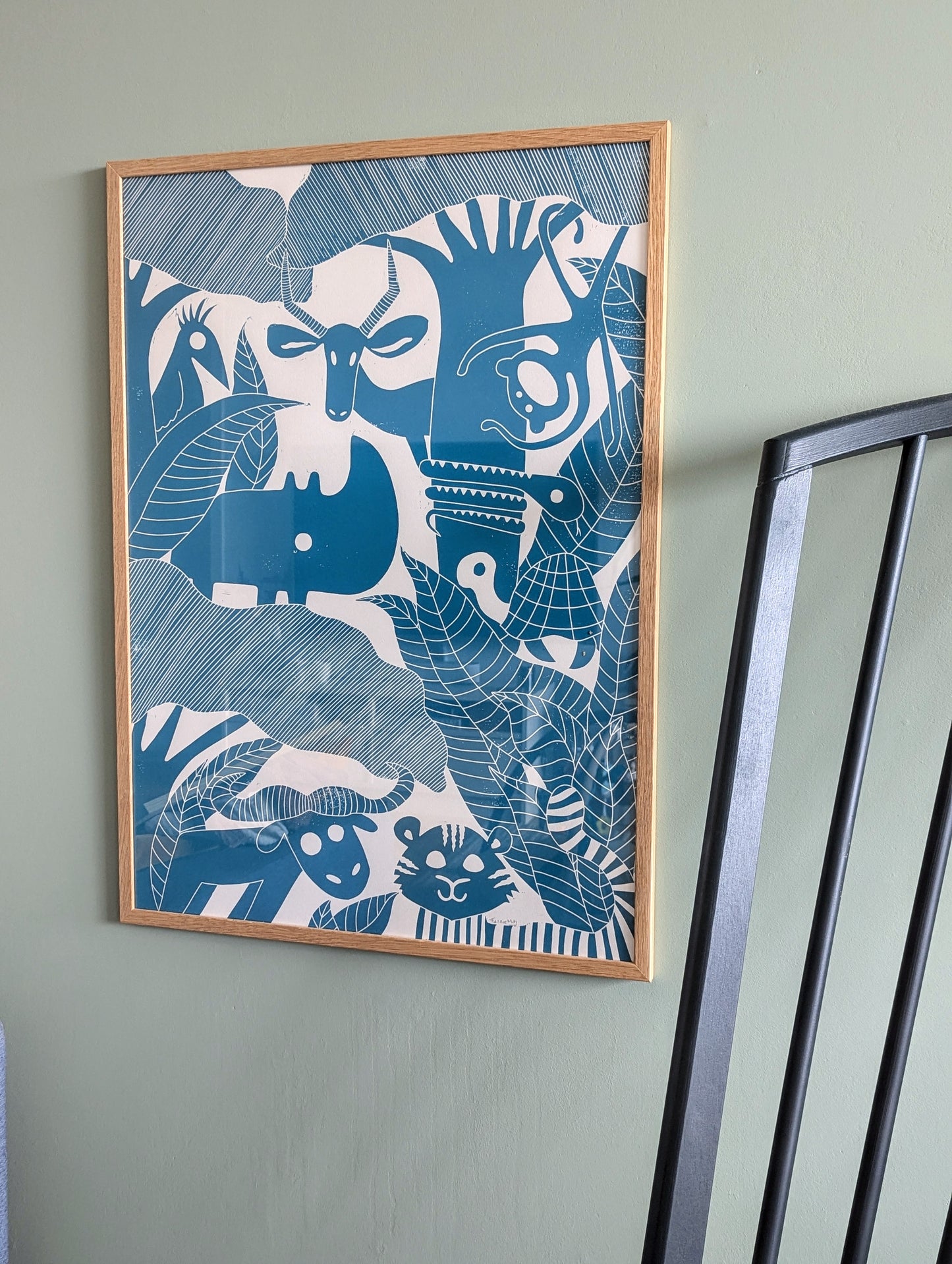 Stor jungle │ 50 x 70